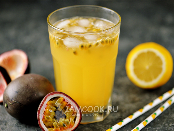 Лимонад с маракуйей, рецепт с фото