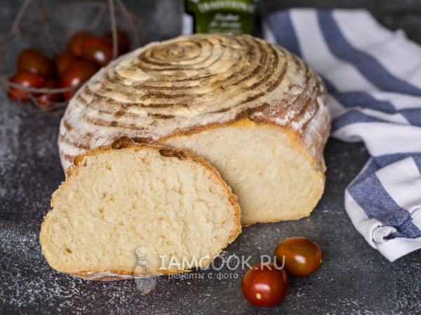 Пшеничный хлеб на кефире в духовке, рецепт с фото