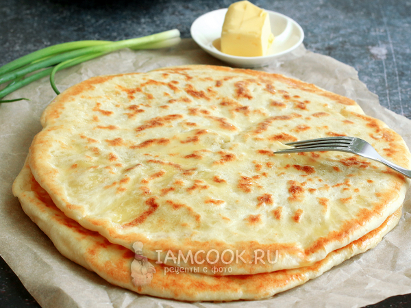 Карачаевские хычины с сыром и картошкой, рецепт с фото