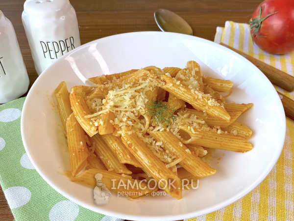 Макароны на сковороде, рецепт с фото