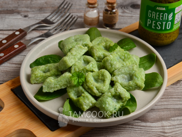 Ньокки со шпинатом, рецепт с фото