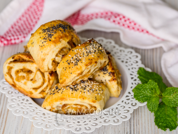 Печенье на кефире с яблоками, рецепт с фото