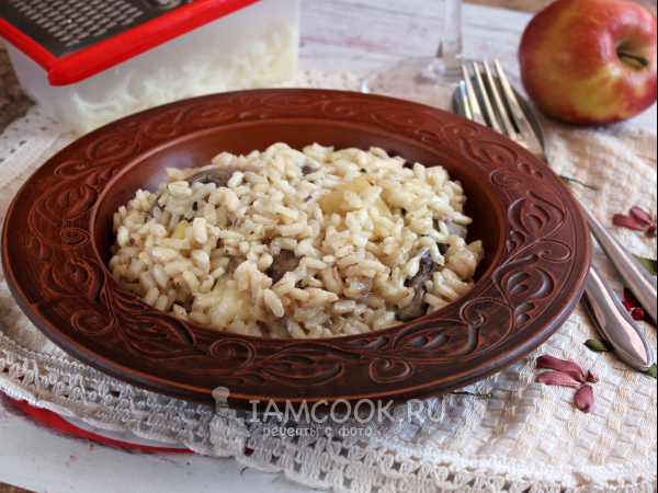 Ризотто с куриной печенью, рецепт с фото