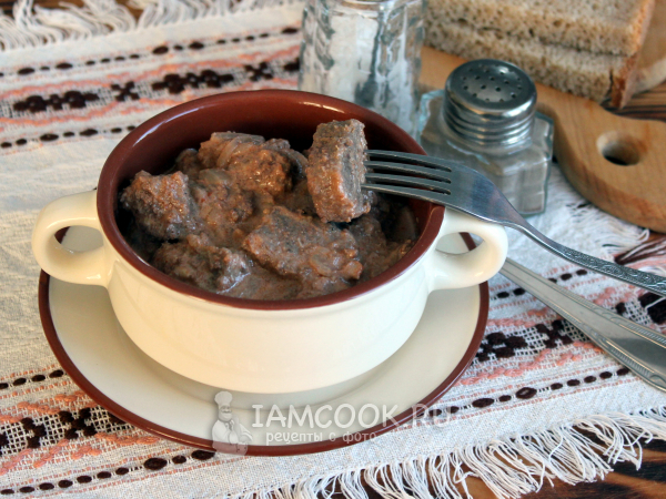 Гуляш из фарша, рецепт с фото