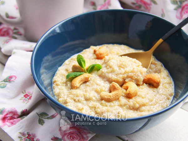 Каша из киноа на кокосовом молоке, рецепт с фото