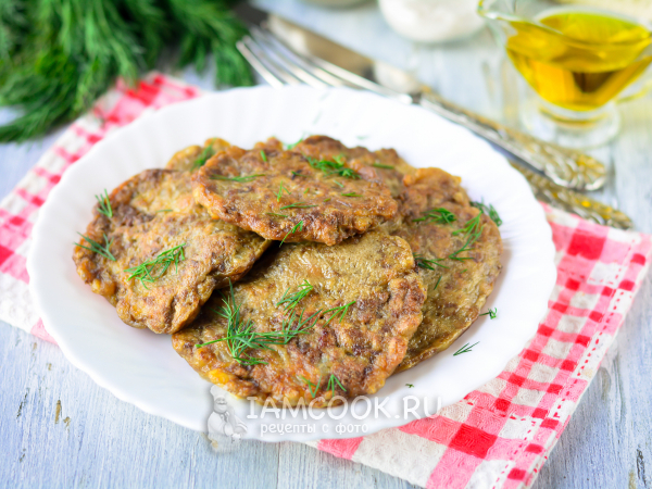 Растрепки из куриной печени, рецепт с фото