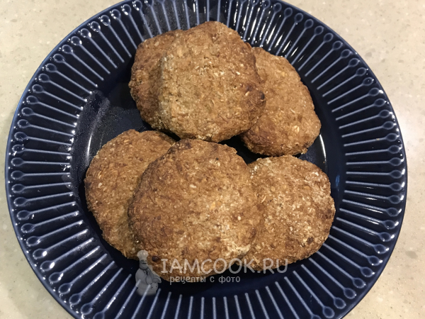 Веганское овсяное печенье с бананом, рецепт с фото