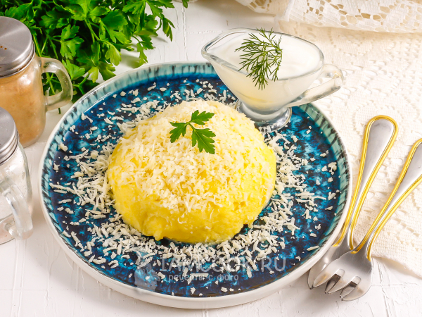 Полента с пармезаном, рецепт с фото