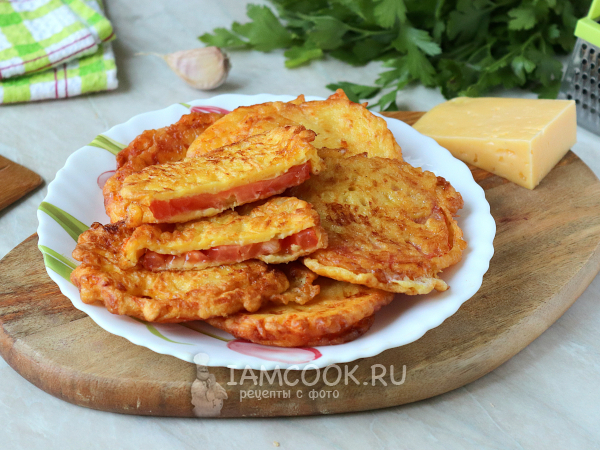 Помидоры в кляре с сыром, рецепт с фото