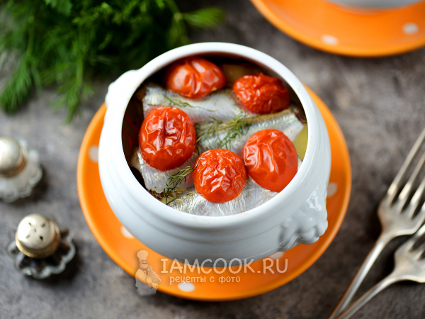 Жаркое с рыбой в горшочке, рецепт с фото