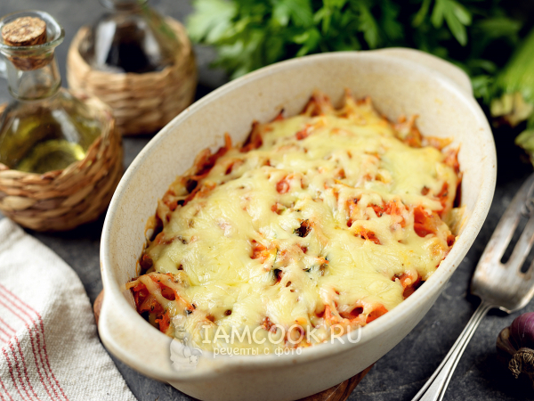 Кабачки под шубой в духовке, рецепт с фото