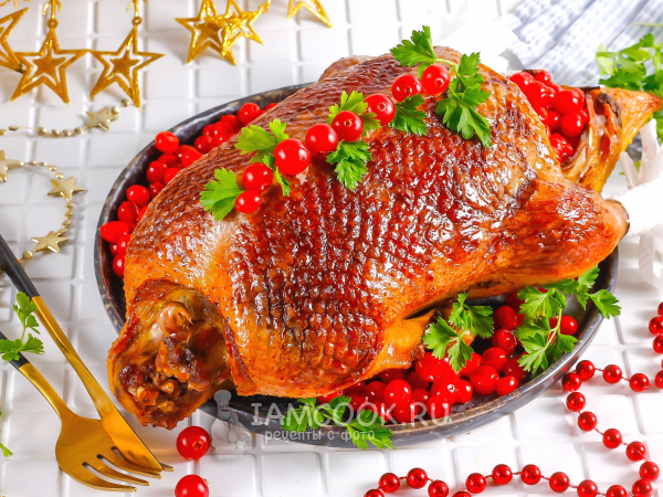 Маринованная утка мулард в духовке, рецепт с фото