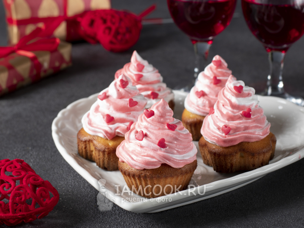 Ванильные капкейки, рецепт с фото