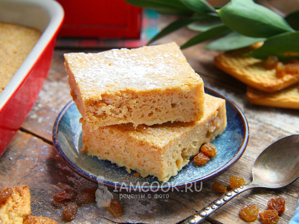 Пирог из печенья, рецепт с фото