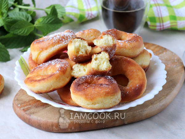 Жареные калачи на сметане на сковороде, рецепт с фото