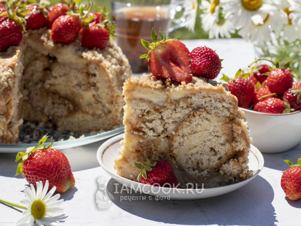 Быстрый торт из пряников без выпечки, рецепт с фото