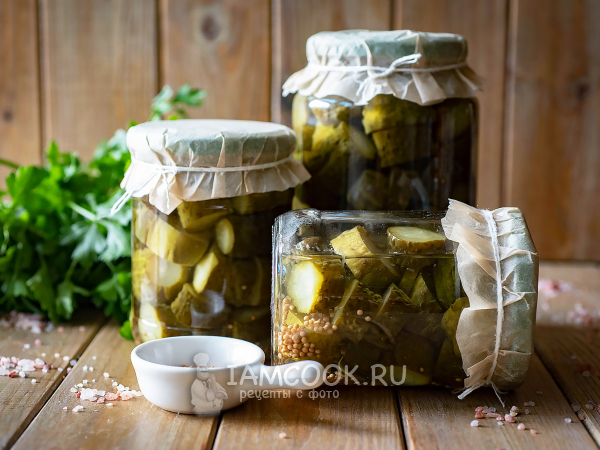 Маринованные огурцы по-фински (нарезанные), рецепт с фото