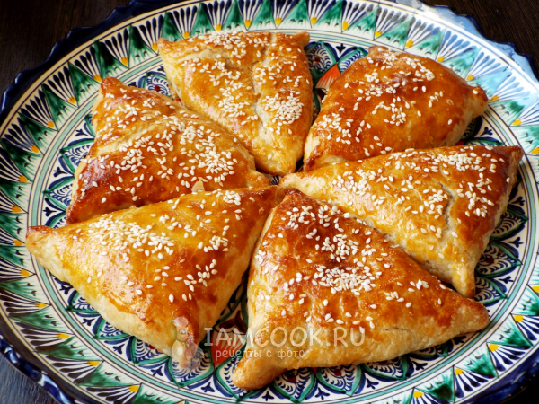 Самса с капустой в духовке, рецепт с фото