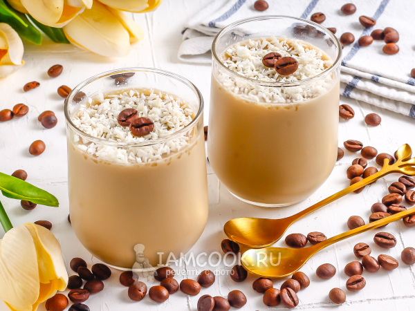 Кофейная панакота (панна-котта), рецепт с фото