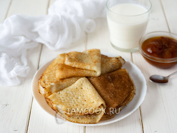 Блины из манной каши, рецепт с фото