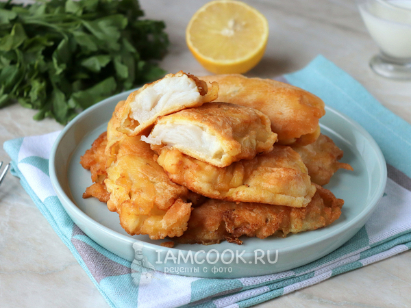 Филе пангасиуса в кляре с майонезом, рецепт с фото