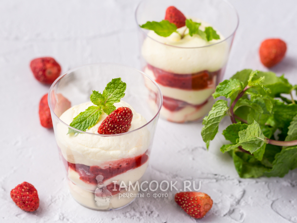 Клубничный тирамису, рецепт с фото