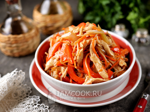 Салат «Дракон», рецепт с фото