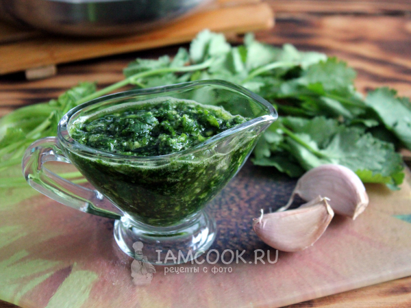 Соус «Киндзмари» (грузинский рецепт), рецепт с фото