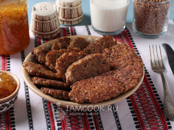 Оладьи из варёной гречки, рецепт с фото