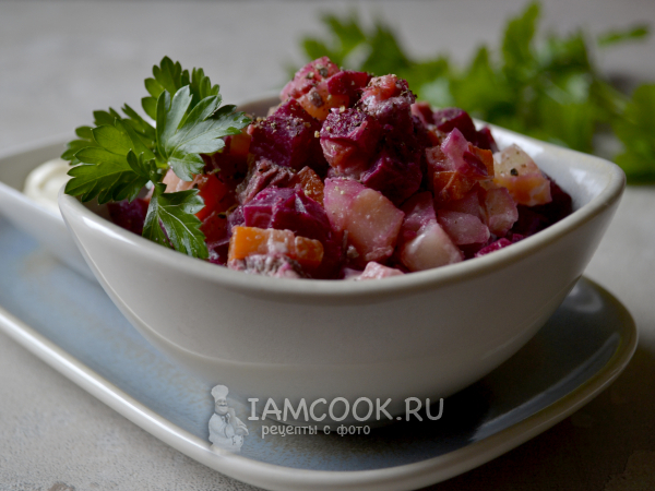 Салат «Гренадер», рецепт с фото