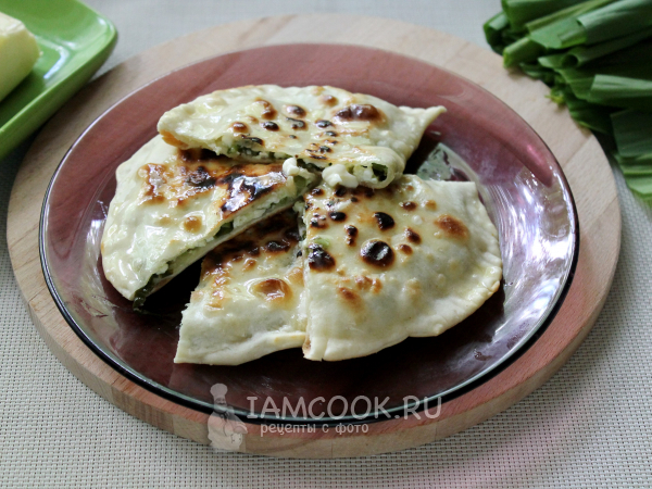 Чуду с черемшой и творогом, рецепт с фото