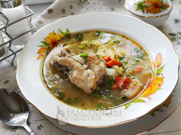 Щи из кролика, рецепт с фото