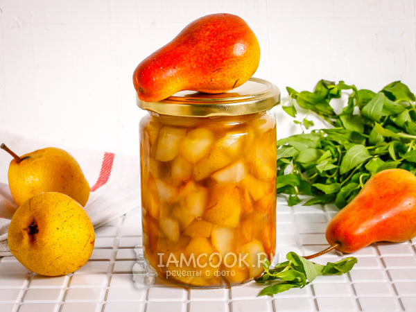 Начинка для пирога из груши на зиму, рецепт с фото