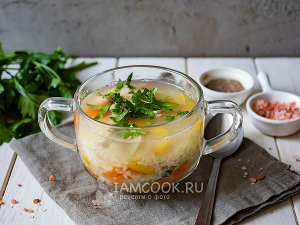 Диетический рыбный суп, рецепт с фото