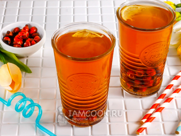 Компот из шиповника, рецепт с фото