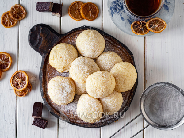 Творожно-лимонное печенье, рецепт с фото