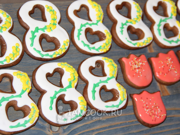 Глазурь для имбирных пряников (+пряники), рецепт с фото