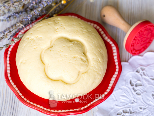 Тесто на сметане без яиц (для пирогов), рецепт с фото