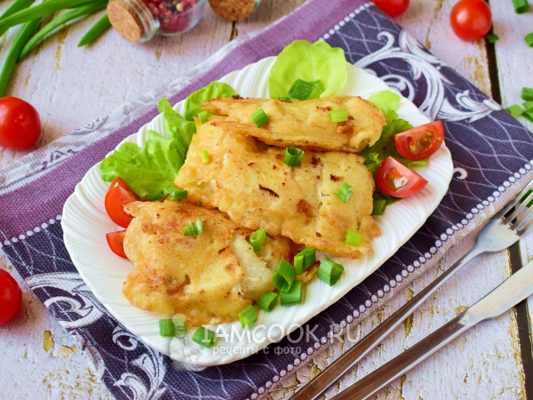 Треска в пивном кляре, рецепт с фото