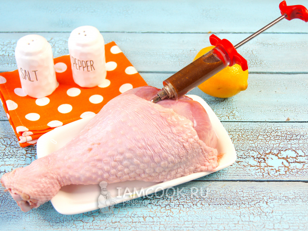 Маринад для голени индейки (перед запеканием в духовке), рецепт с фото