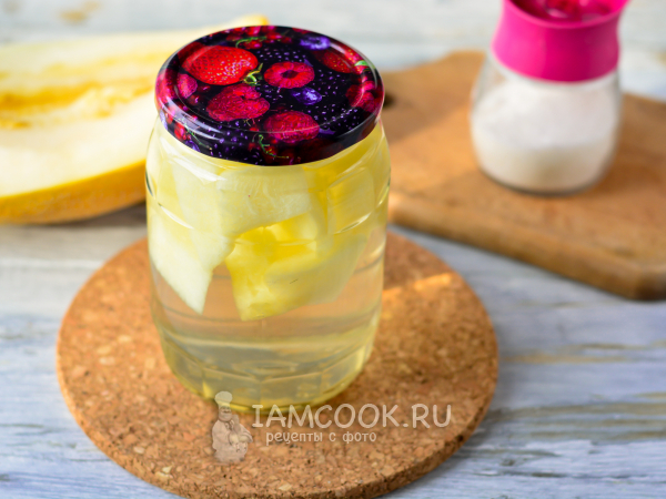 Компот из дыни без стерилизации на зиму, рецепт с фото