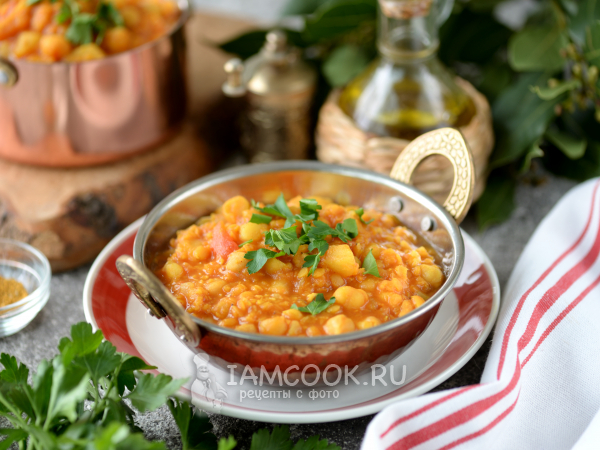 Вегетарианское карри, рецепт с фото