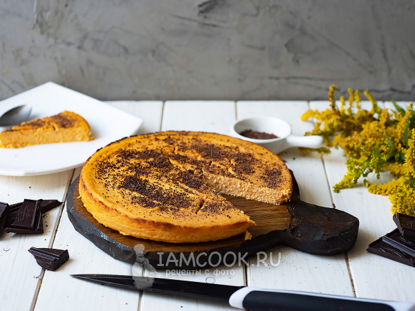 Морковно-творожный пудинг в духовке, рецепт с фото