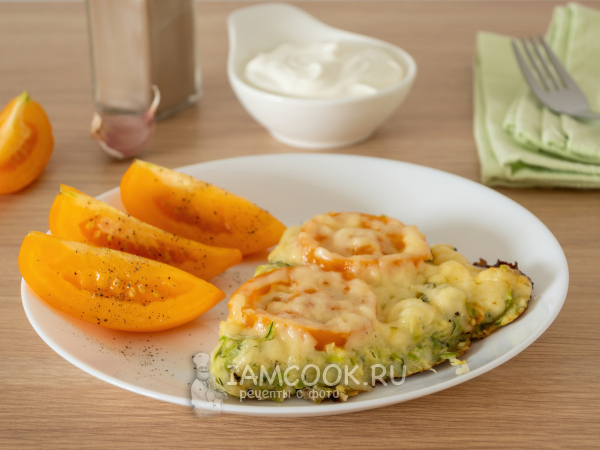 Запеканка из кабачков на сковороде, рецепт с фото