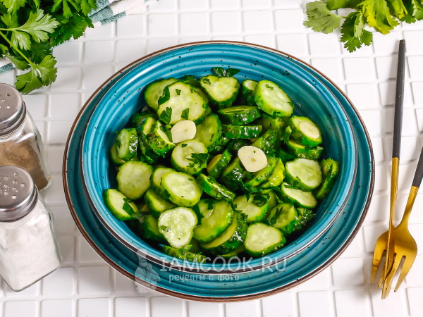 Малосольные огурцы в микроволновке, рецепт с фото