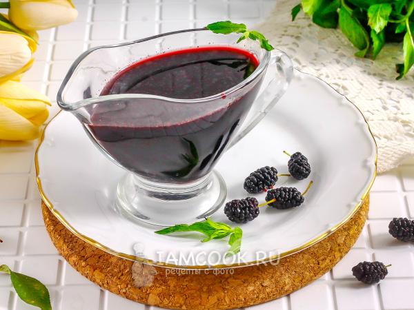 Сироп из шелковицы, рецепт с фото