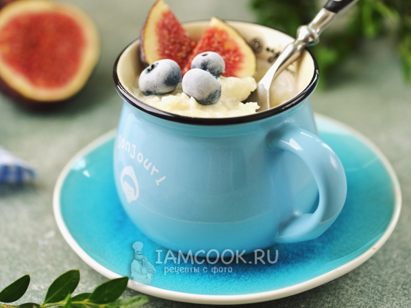 Каша из рисовых хлопьев на молоке, рецепт с фото