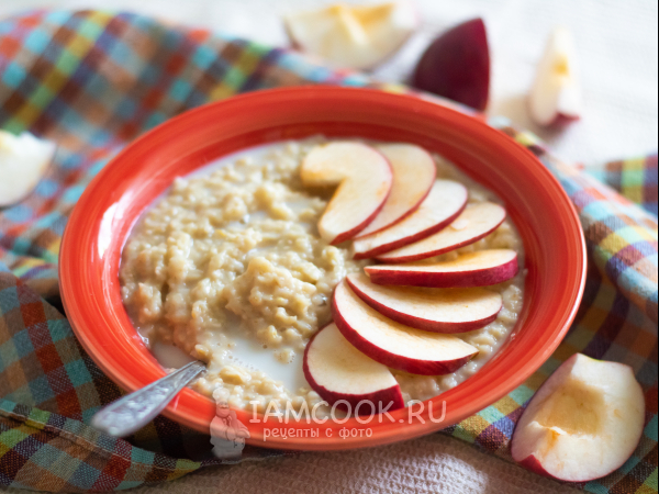Овсяная каша на кокосовом молоке, рецепт с фото