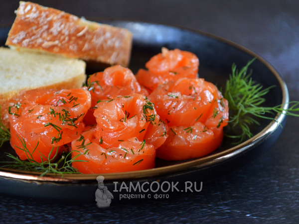 Форель пряного посола, рецепт с фото