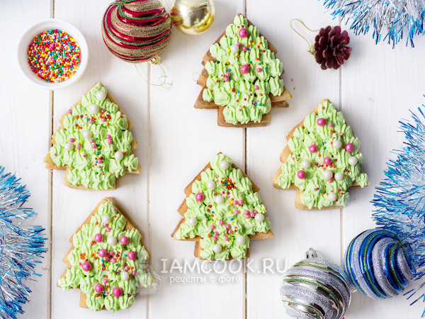 Пирожное «Ёлочка», рецепт с фото
